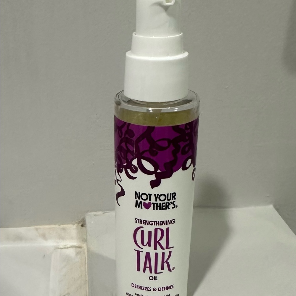 Not Your Mother's Curl Talk Strengthening Oil - Purple and White